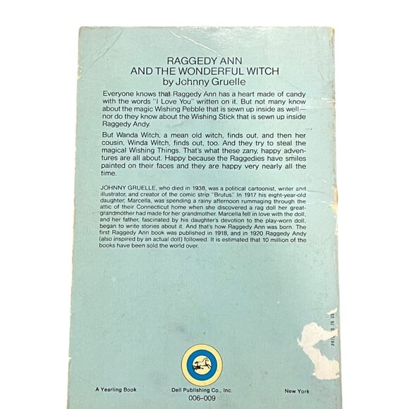Raggedy Ann And The Wonderful Witch By Johnny Gruelle Dell 1977 Paperback - Picture 4 of 8